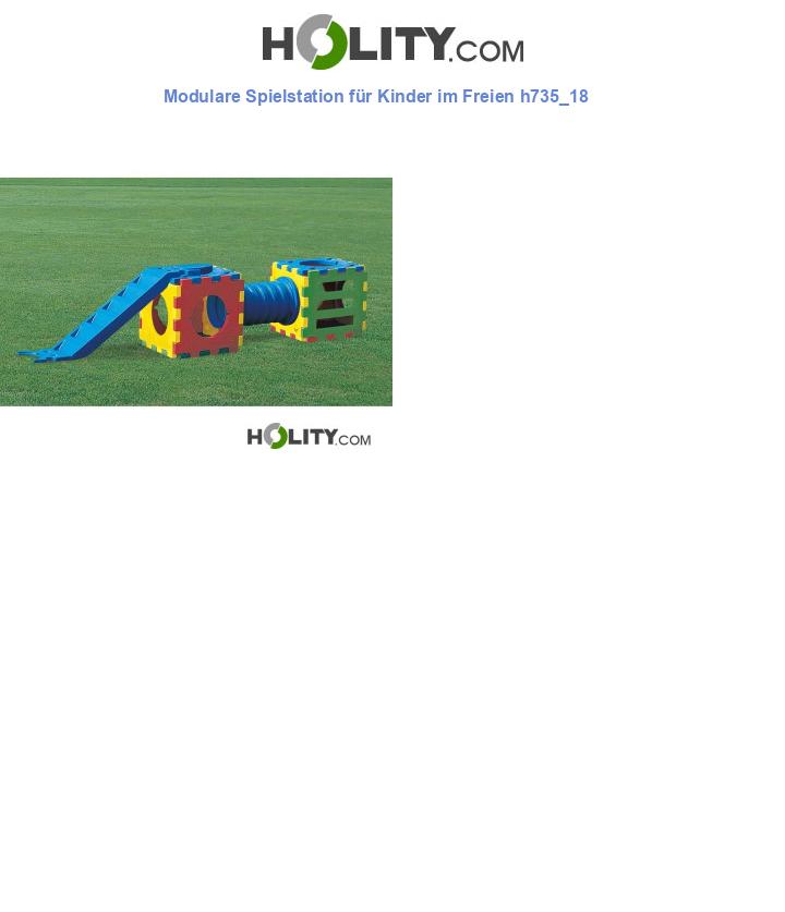 Modulare Spielstation für Kinder im Freien h735_18