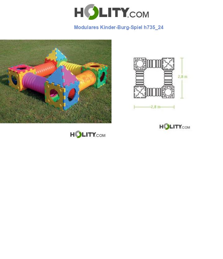 Modulares Kinder-Burg-Spiel h735_24