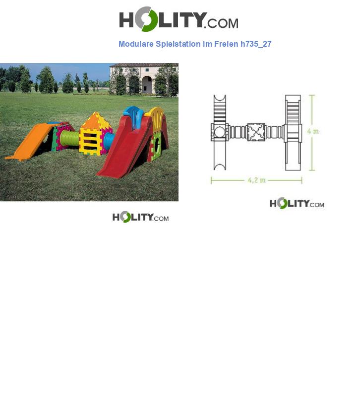 Modulare Spielstation im Freien h735_27