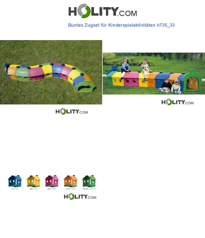 Buntes Zugset für Kinderspielaktivitäten h735_33
