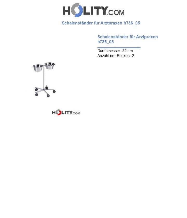 Schalenständer für Arztpraxen h736_05