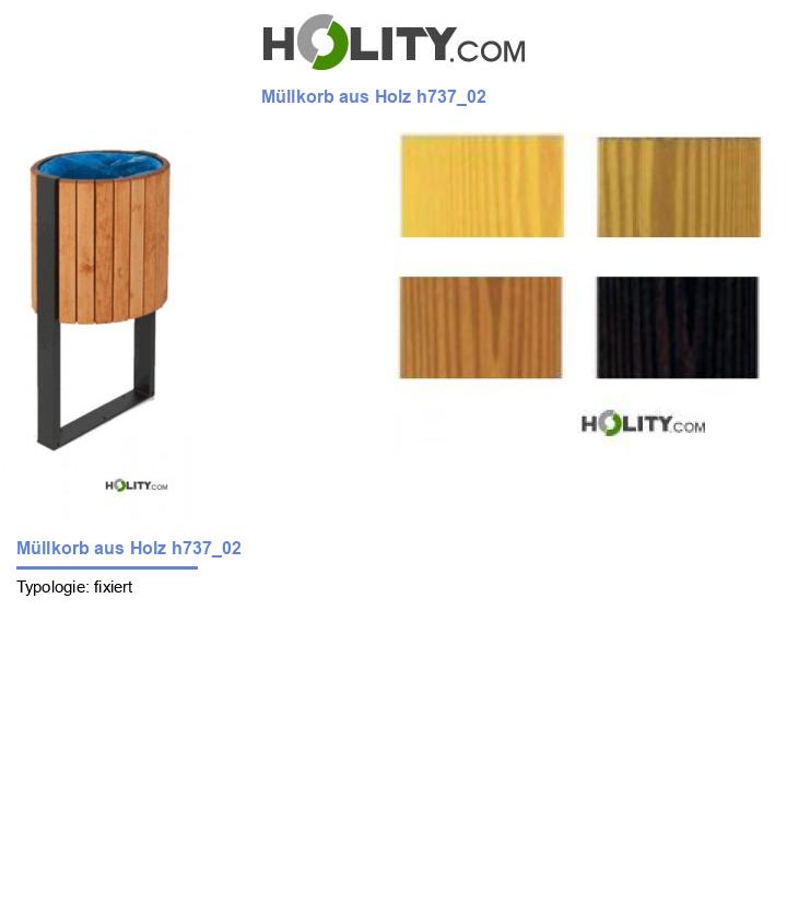 Müllkorb aus Holz h737_02