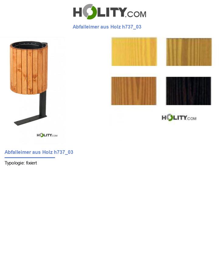 Abfalleimer aus Holz h737_03