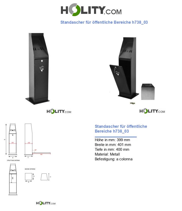 Standascher für öffentliche Bereiche h738_03