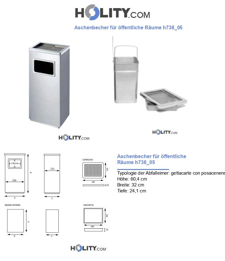 Aschenbecher für öffentliche Räume h738_05