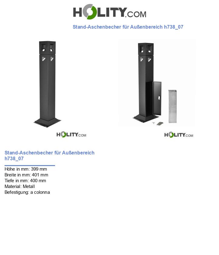 Stand-Aschenbecher für Außenbereich h738_07