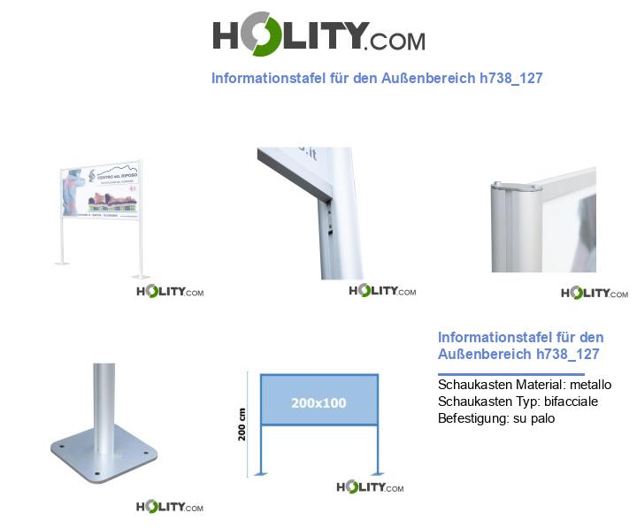 Informationstafel für den Außenbereich h738_127