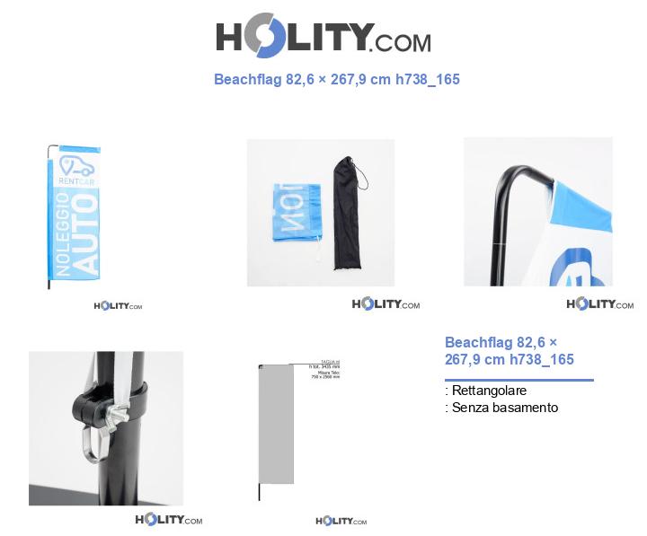 Beachflag 82,6 × 267,9 cm h738_165