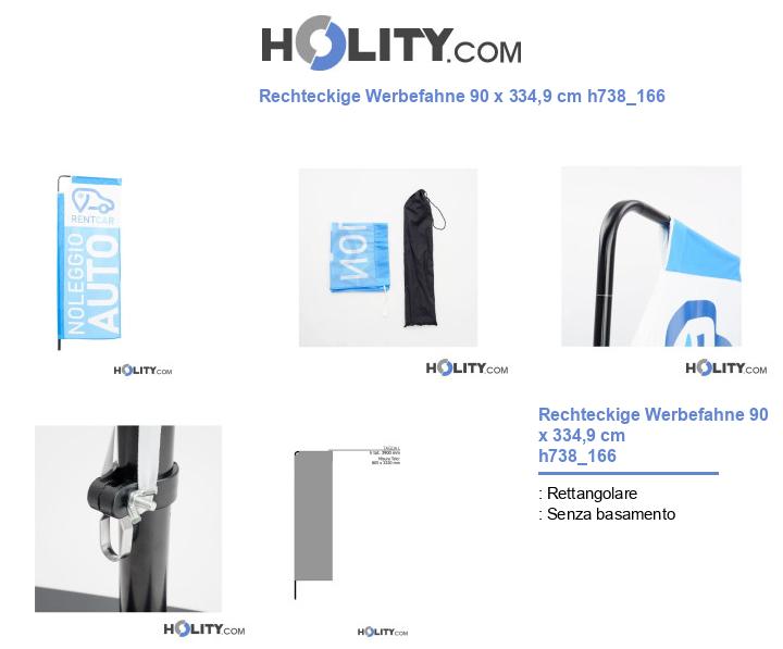 Rechteckige Werbefahne 90 x 334,9 cm h738_166