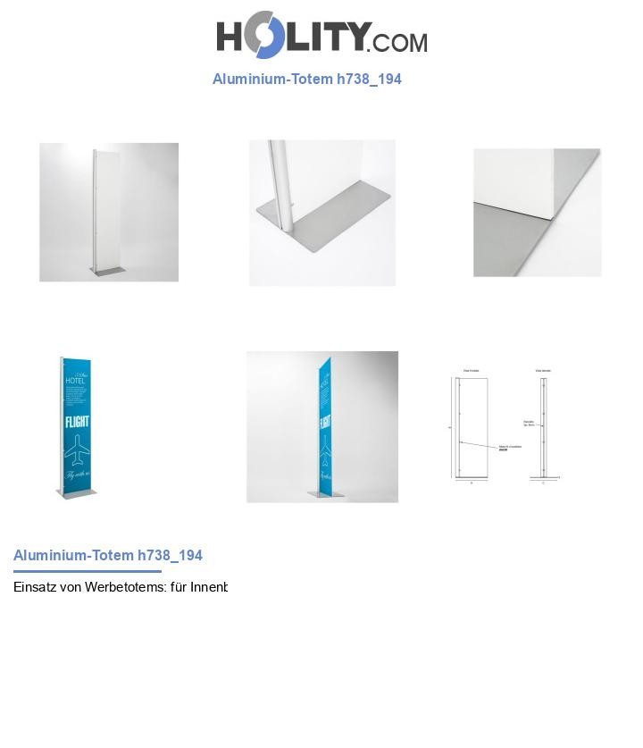 Aluminium-Totem h738_194