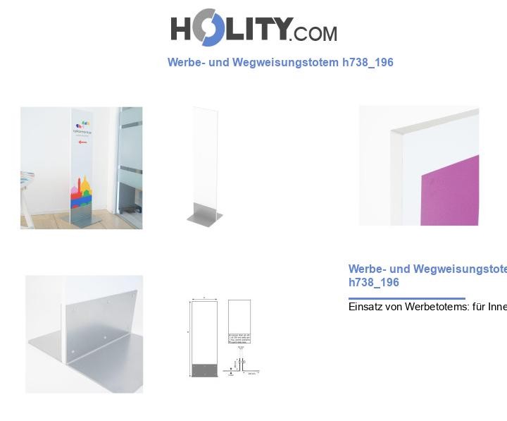 Werbe- und Wegweisungstotem h738_196