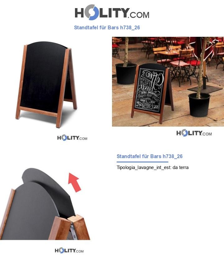 Standtafel für Bars h738_26