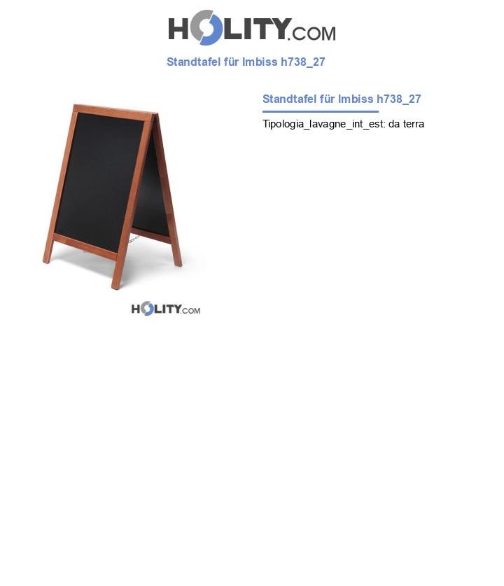 Standtafel für Imbiss h738_27