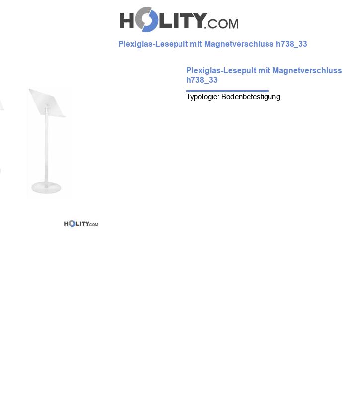 Plexiglas-Lesepult mit Magnetverschluss h738_33
