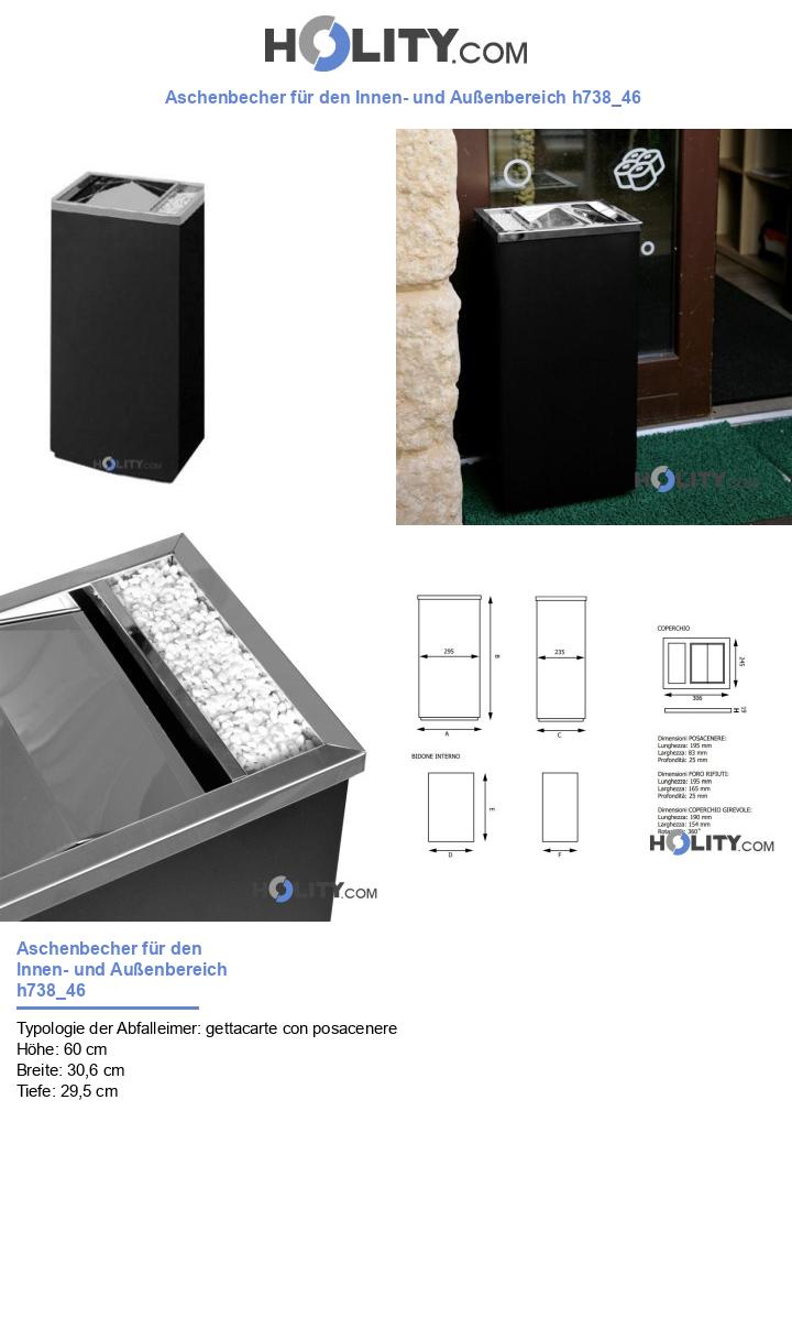 Aschenbecher für den Innen- und Außenbereich h738_46