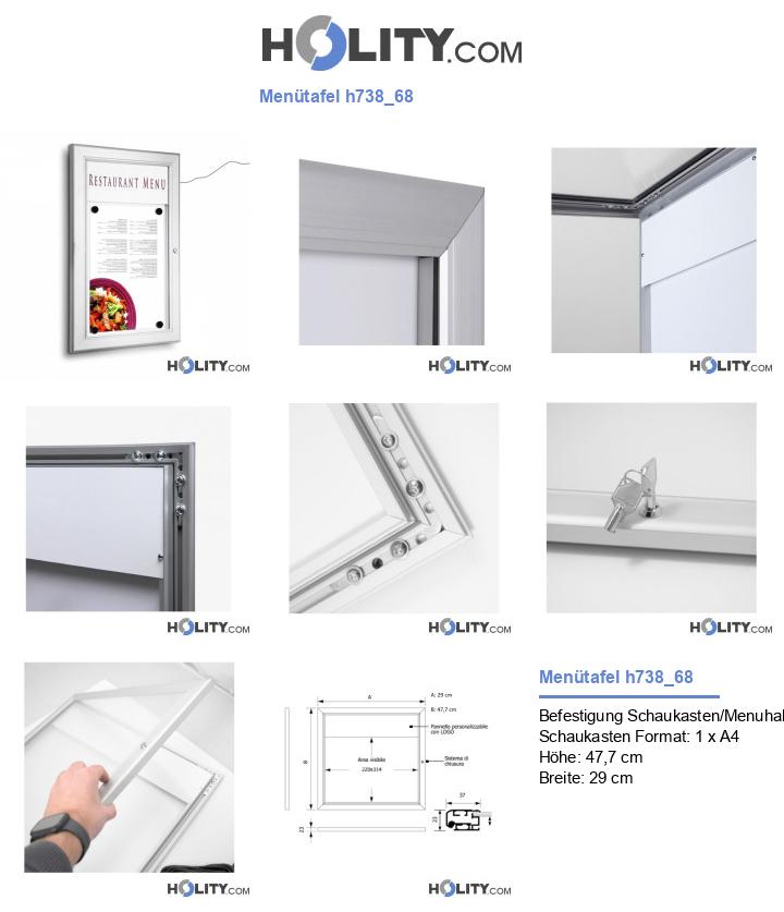 Menütafel h738_68
