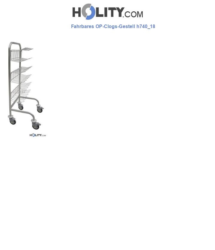 Fahrbares OP-Clogs-Gestell h740_18