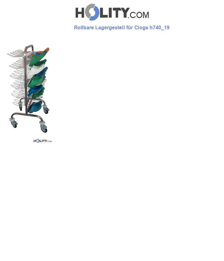 Rollbare Lagergestell für Clogs h740_19
