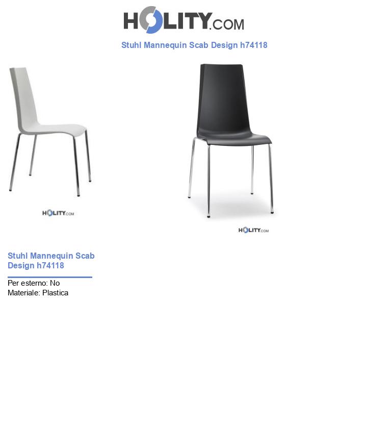 Stuhl Mannequin Scab Design h74118