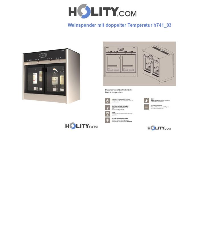 Weinspender mit doppelter Temperatur h741_03