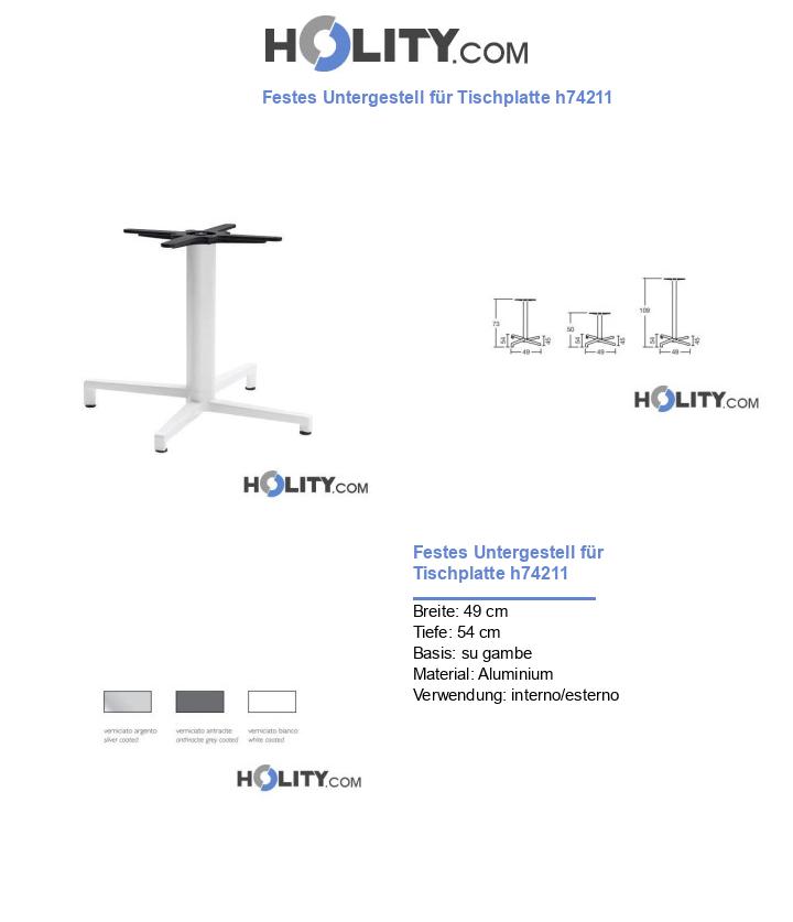 Festes Untergestell für Tischplatte h74211