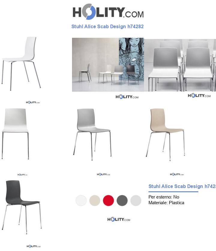 Stuhl Alice Scab Design h74282