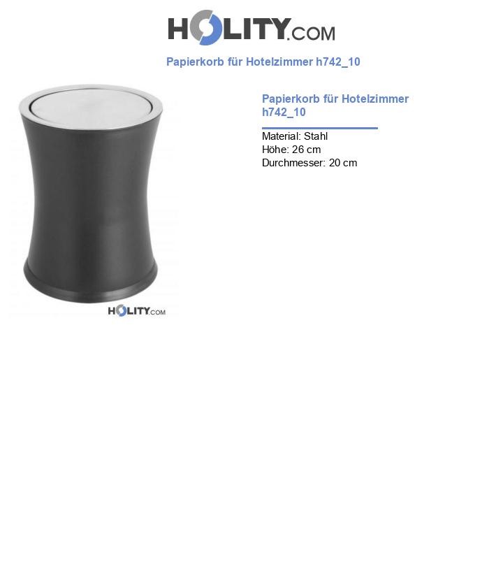 Papierkorb für Hotelzimmer h742_10