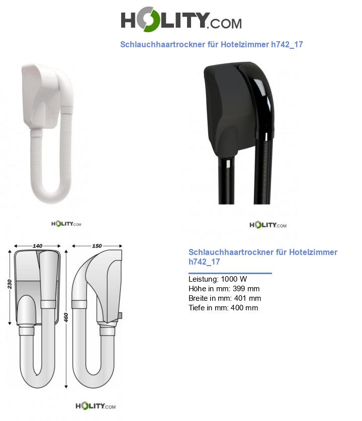 Schlauchhaartrockner für Hotelzimmer h742_17