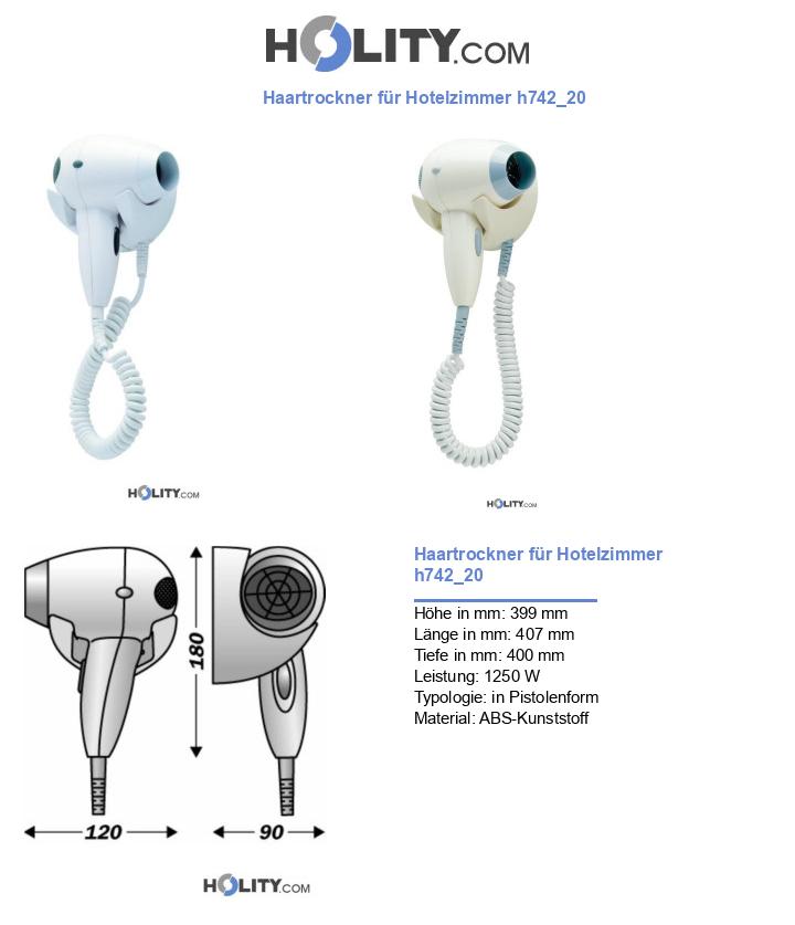 Haartrockner für Hotelzimmer h742_20