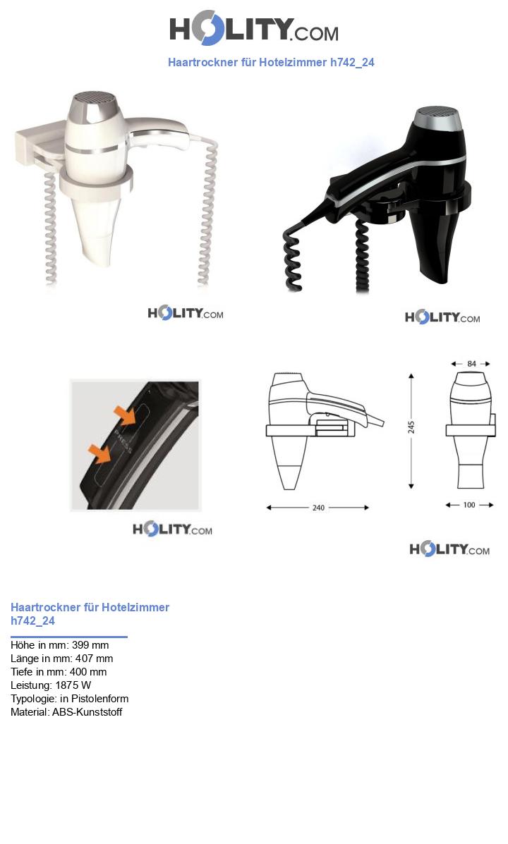 Haartrockner für Hotelzimmer h742_24