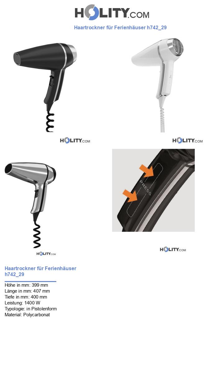 Haartrockner für Ferienhäuser h742_29