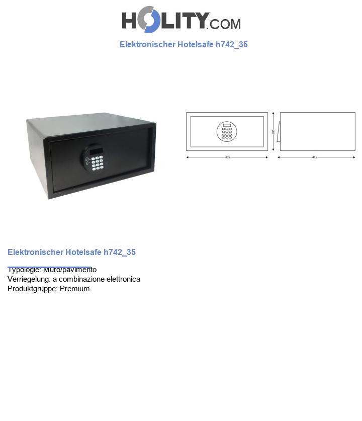 Elektronischer Hotelsafe h742_35