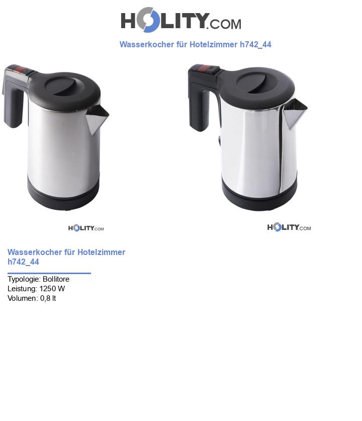 Wasserkocher für Hotelzimmer h742_44