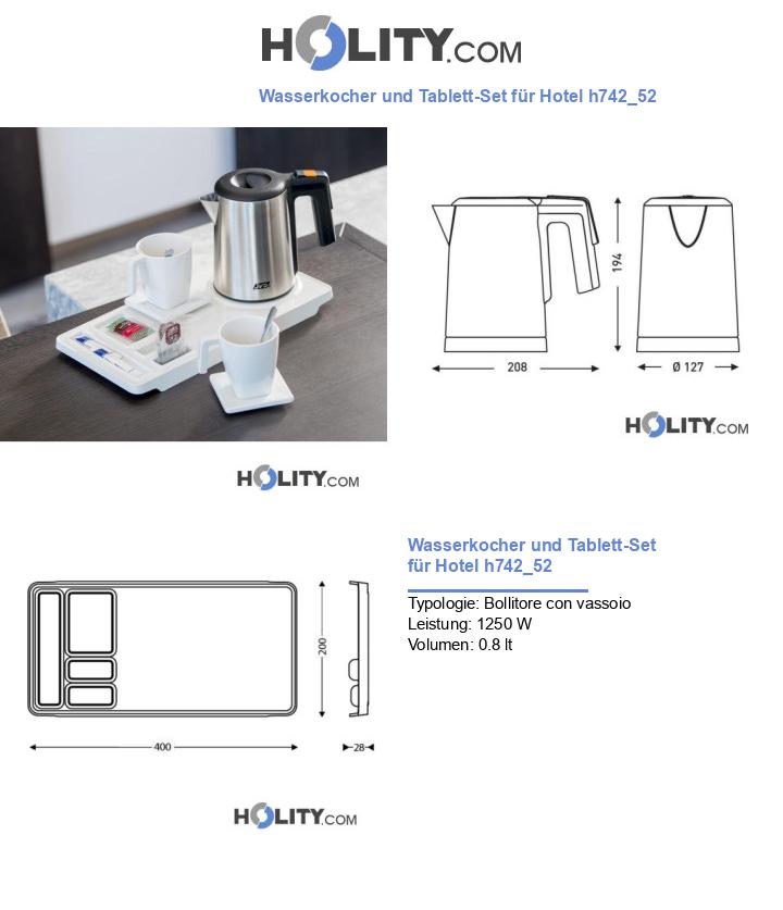 Wasserkocher und Tablett-Set für Hotel h742_52