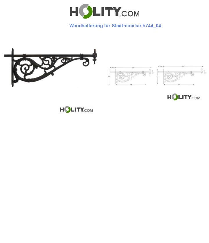 Wandhalterung für Stadtmobiliar h744_04