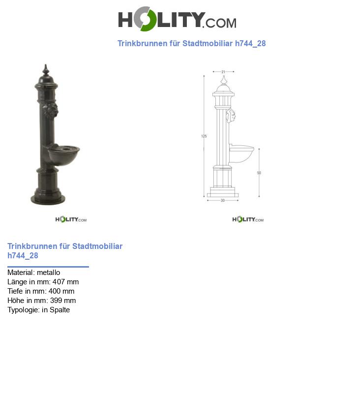 Trinkbrunnen für Stadtmobiliar h744_28
