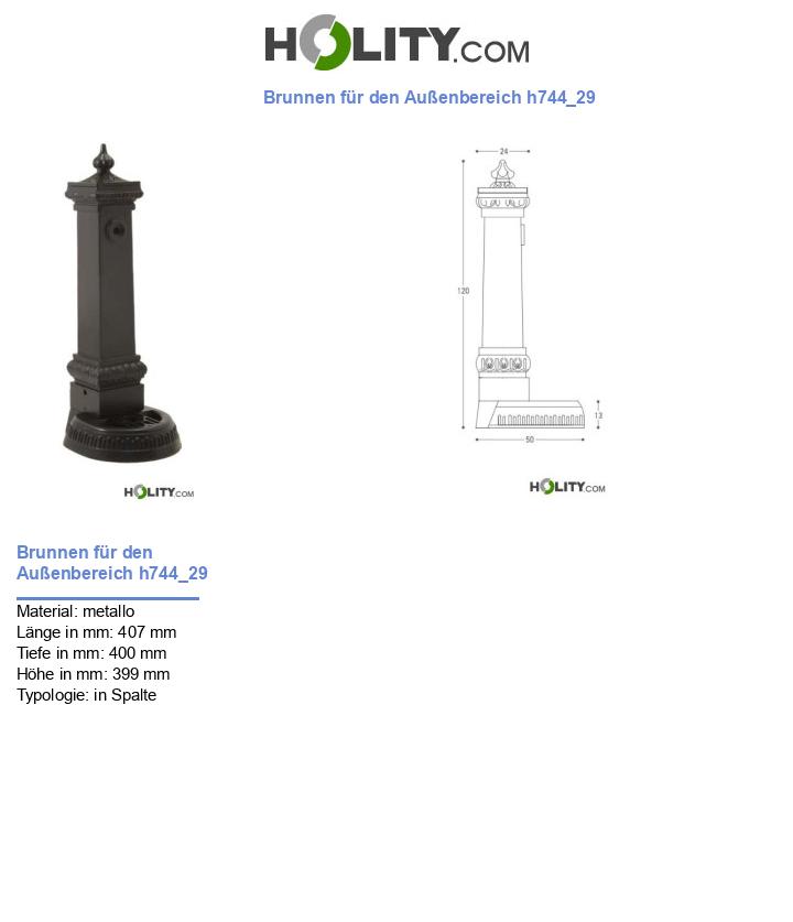 Brunnen für den Außenbereich h744_29