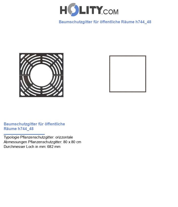 Baumschutzgitter für öffentliche Räume h744_48