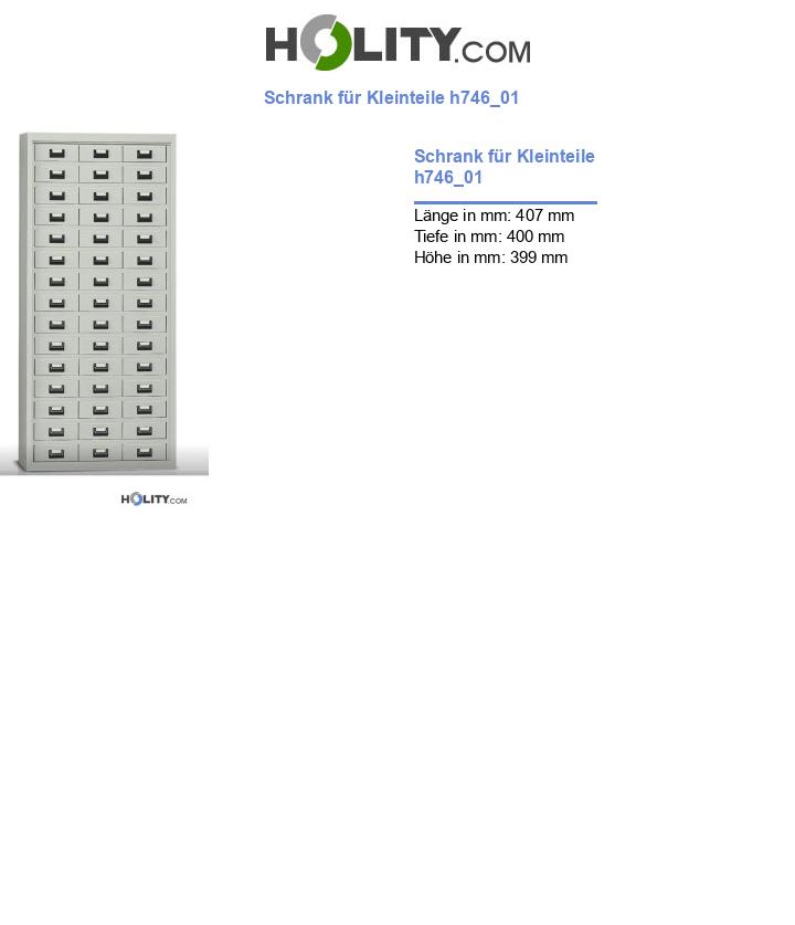 Schrank für Kleinteile h746_01