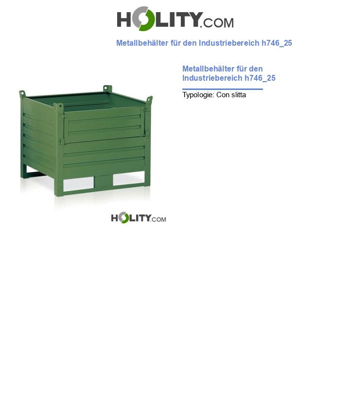 Metallbehälter für den Industriebereich h746_25