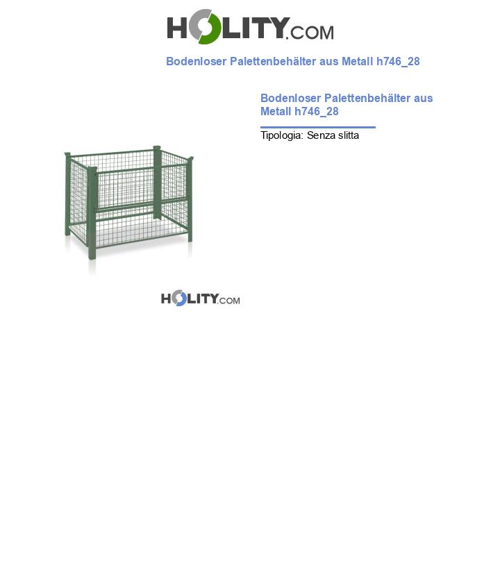 Bodenloser Palettenbehälter aus Metall h746_28