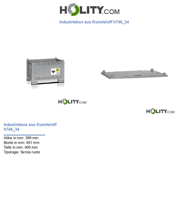 Industriebox aus Kunststoff h746_34