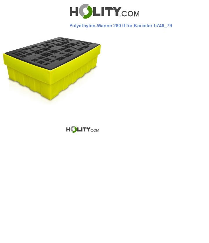 Polyethylen-Wanne 280 lt für Kanister h746_79