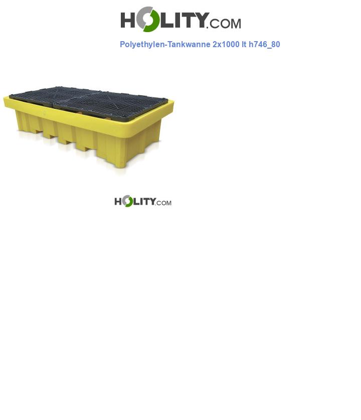 Polyethylen-Tankwanne 2x1000 lt h746_80