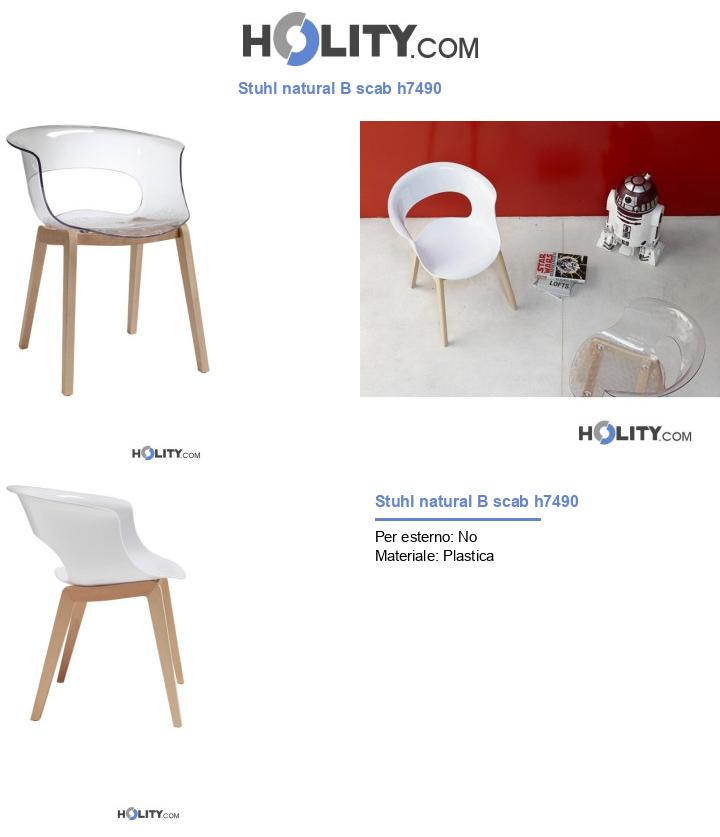 Stuhl natural B scab h7490