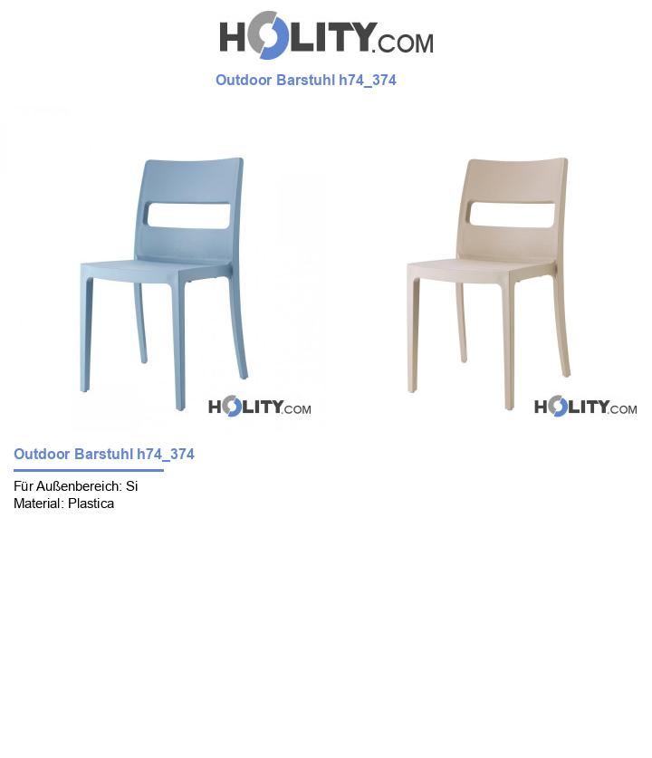Outdoor Barstuhl h74_374