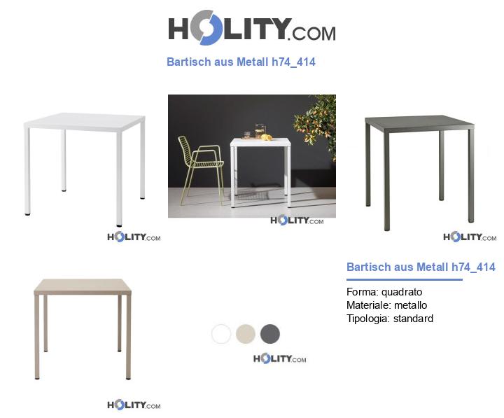 Bartisch aus Metall h74_414