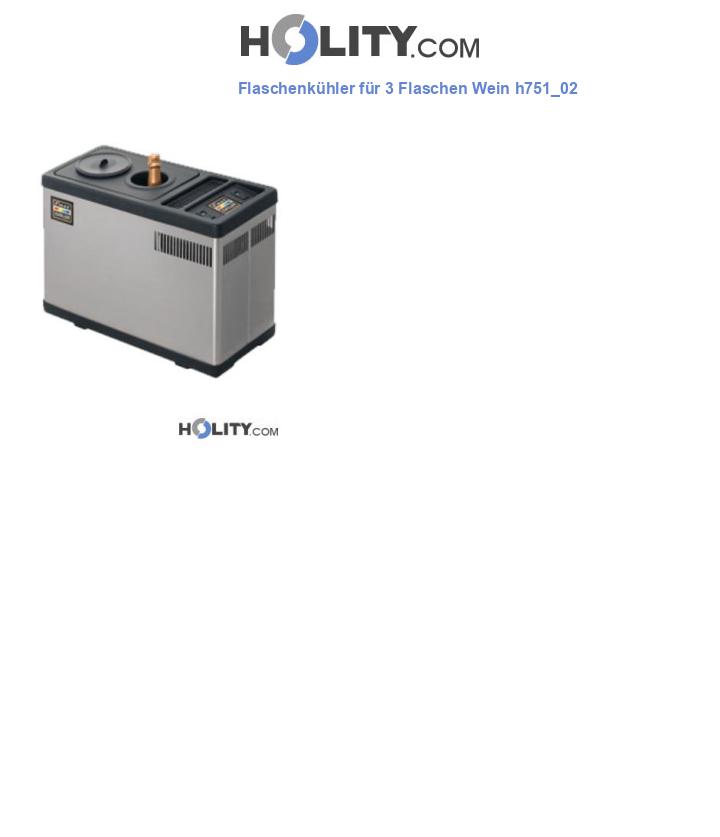 Flaschenkühler für 3 Flaschen Wein h751_02