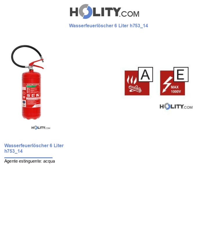 Wasserfeuerlöscher 6 Liter h753_14
