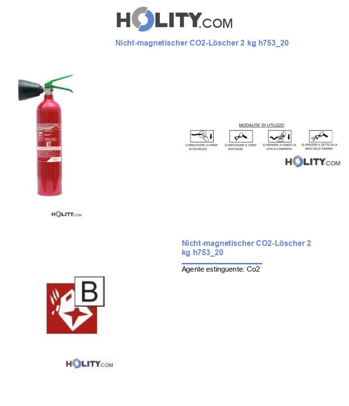 Nicht-magnetischer CO2-Löscher 2 kg h753_20